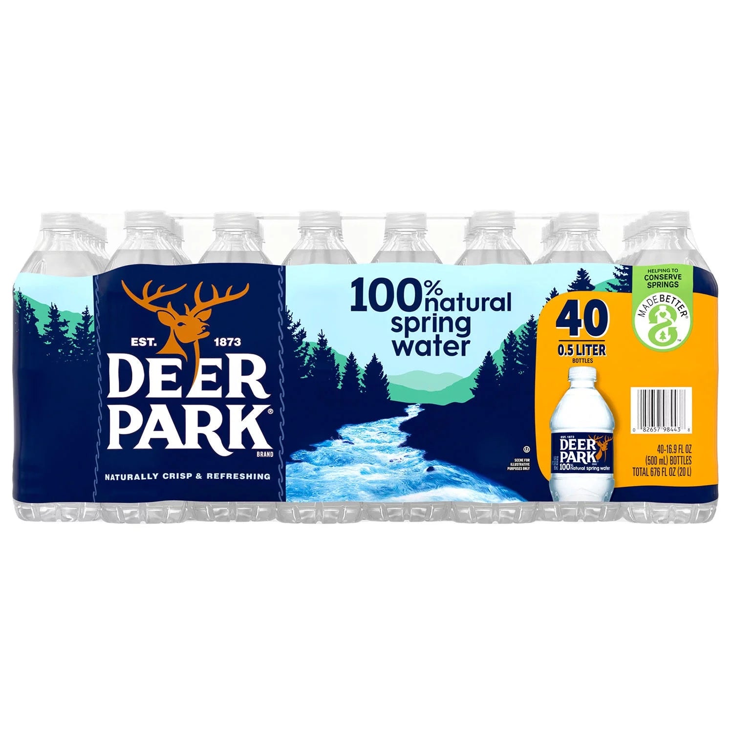 Natural Spring Water 16.9oz 40 Pack G283