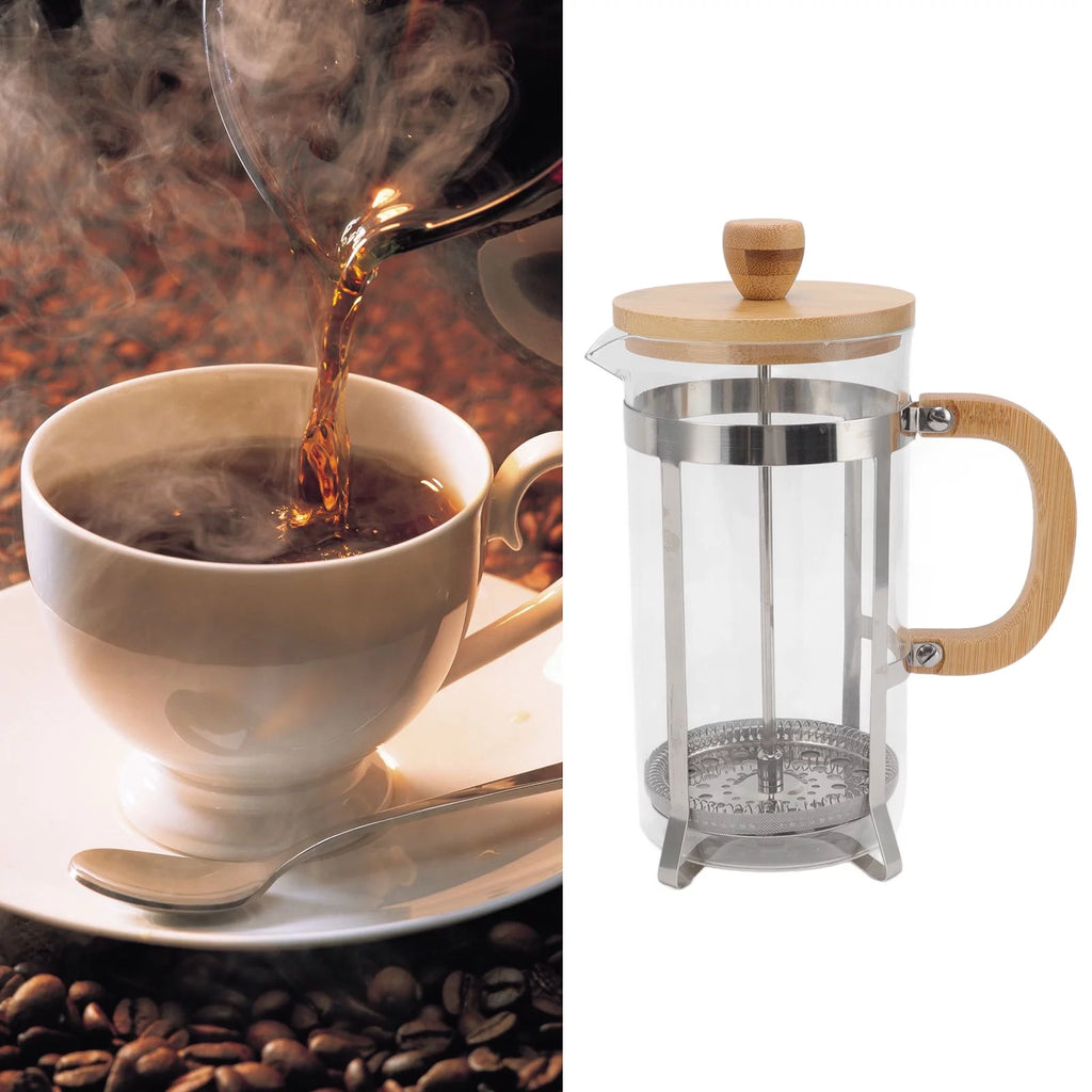 French Press Coffee Maker, Hand Press Pot 1000ml I8353