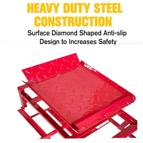 Hydraulic Car and Truck Service Ramps, 5 Ton Capacity, Adjustable Height M5181