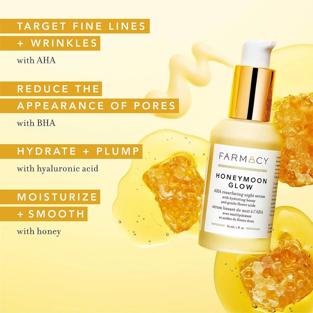 AHA Hydrating Night Serum with Hyaluronic Acid C670795