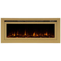 The Sideline Deluxe Gold 60 Inch 86276 Recessed Smart Electric Fireplace