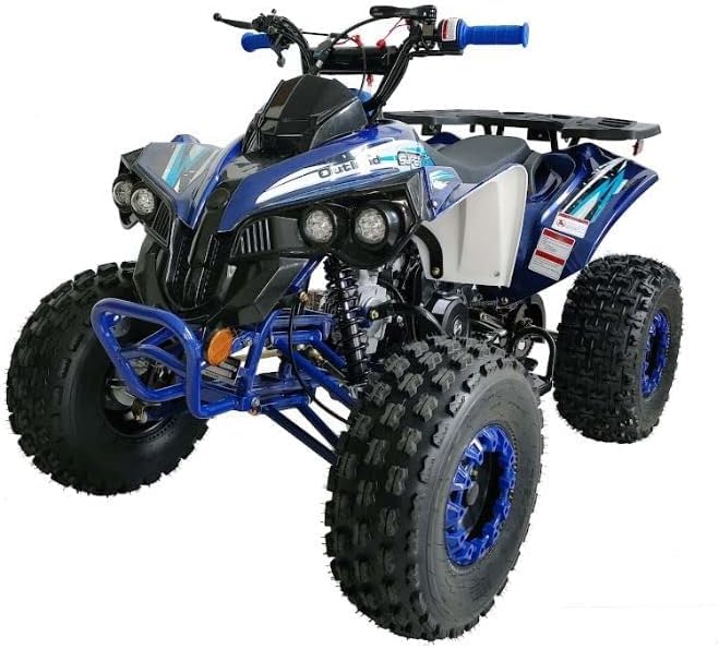 125cc ATV Fully Automatic with Reverse Double Headlights LED Gas 4 Wheeler U53754