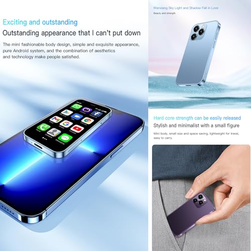 3G Mini Smartphone 3.0 Inch WiFi GPS Quad Core Android 8.1 Cell Phone Dual Sim HD Camera J113