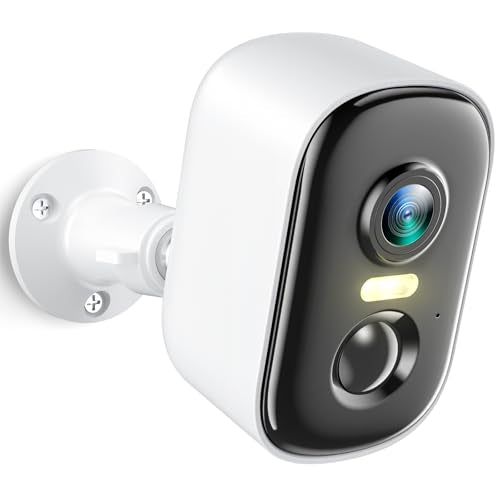 Wireless Outdoor Security Camera 2K Battery Powered WiFi with AI Motion Detection and Color Night Vision (4 Pack) X216