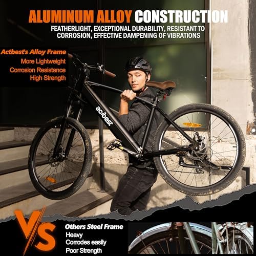Electric Bike for Adults, 1000W Brushless Motor, Removable Battery, 7-Speed Commuter P8523