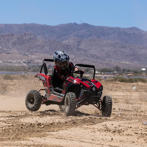 UTV Ride on Car, 48V Electric Vehicle with Shock Absorbers and Disc Brake G4583