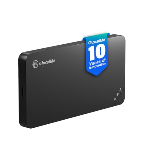 4G LTE Mobile Hotspot, Portable WiFi for Travel in 200+ Countries, No SIM Needed, 10 Devices, 1GB Data 90 Days S5407