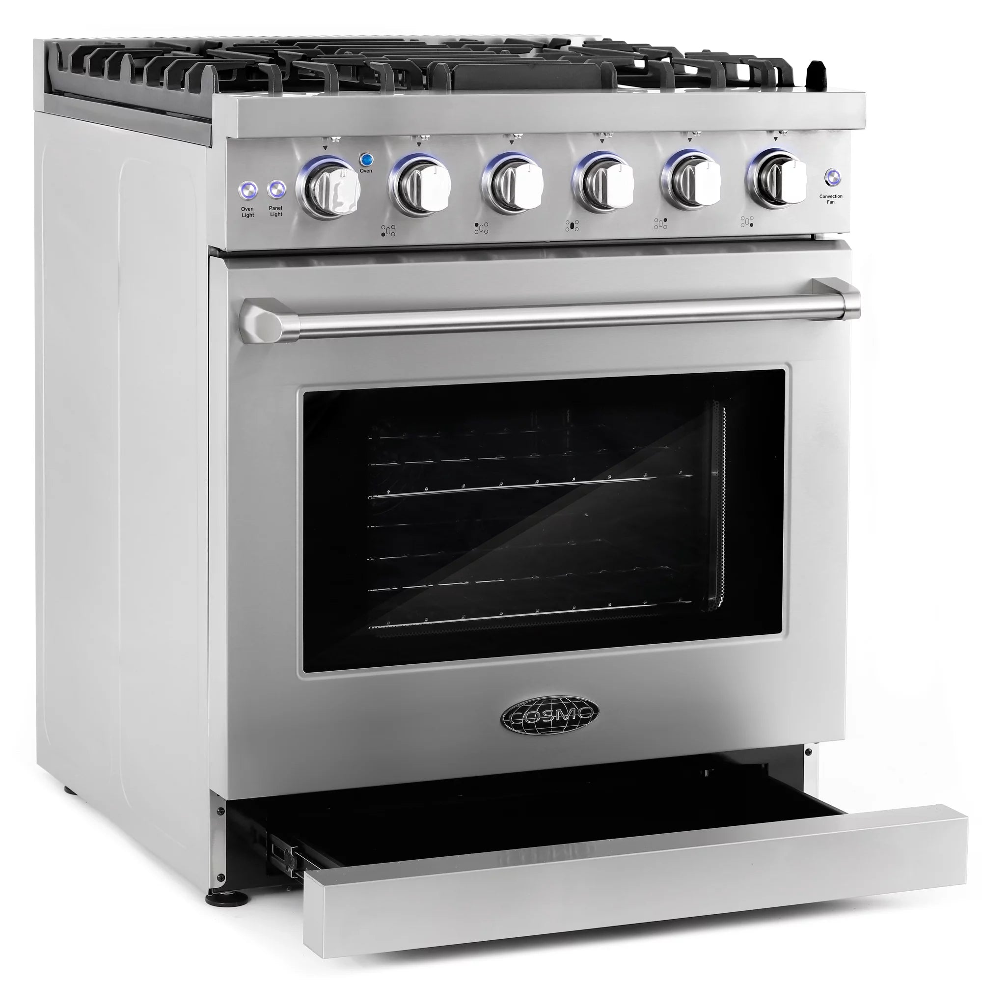 2 Piece Kitchen Appliance Package with Gas Range and French Door Refrigerator O74134