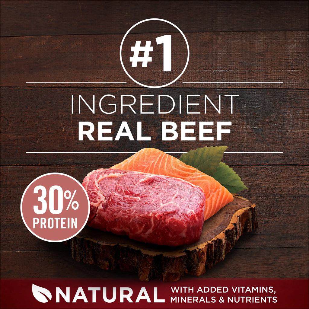 High Protein Dog Food with Real Beef and Salmon H4940