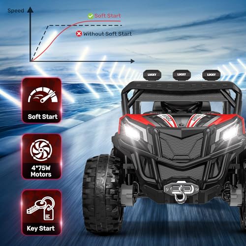 24V 4X4 Ride on Car Truck with Remote Control for Kids T395950