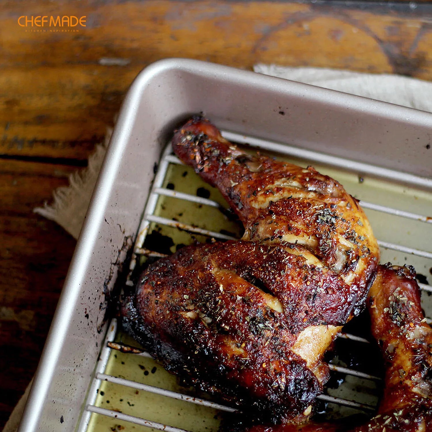 Non-Stick 13-Inch Roasting Pan with Cooling Rack R22292