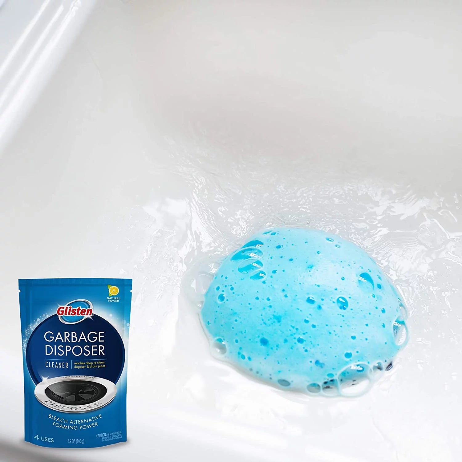 Garbage Disposal Cleaner and Odor Eliminator, Lemon Scent, Pack of 6 D7904