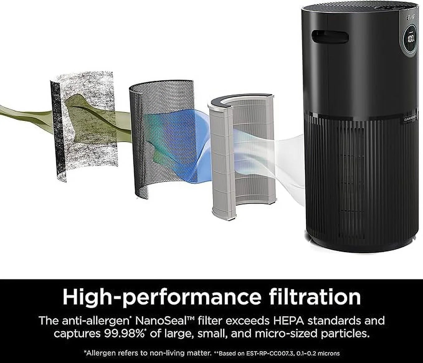 Open Box HEPA Air Purifier for Home Office Bedroom Z2933