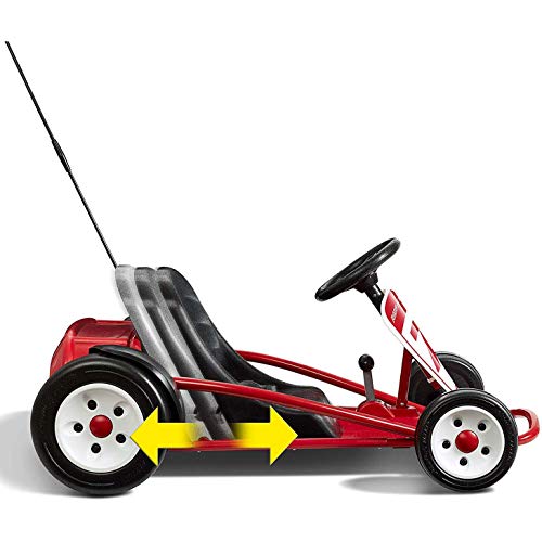Kids Electric Go-Kart with Adjustable Seat, Grey X830256
