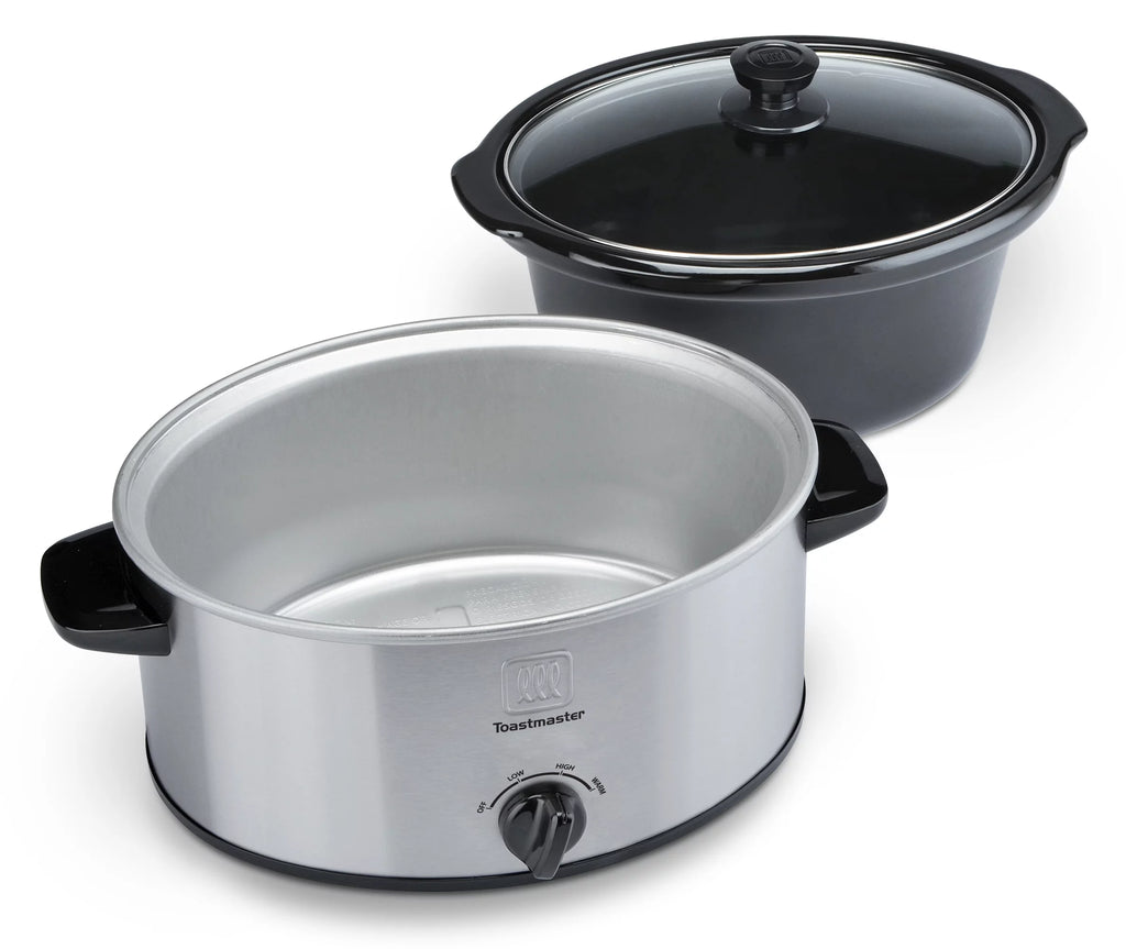 5 Quart Slow Cooker, Silver H800973
