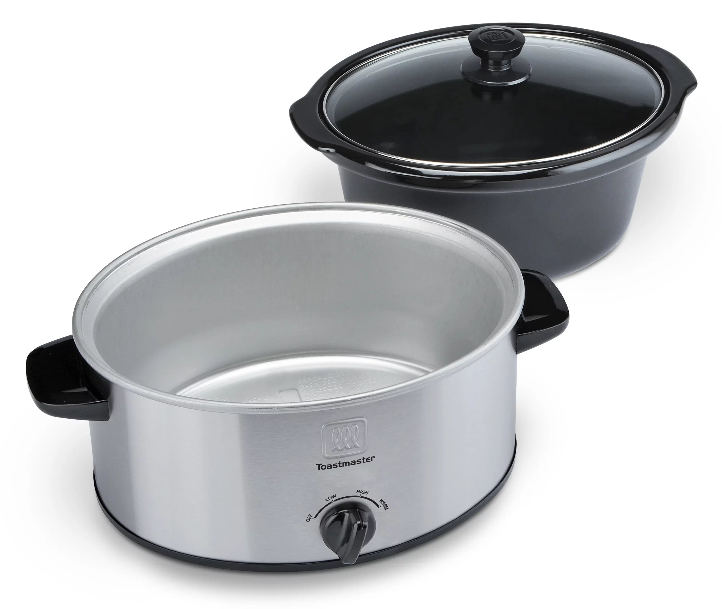 5 Quart Slow Cooker, Silver H800973