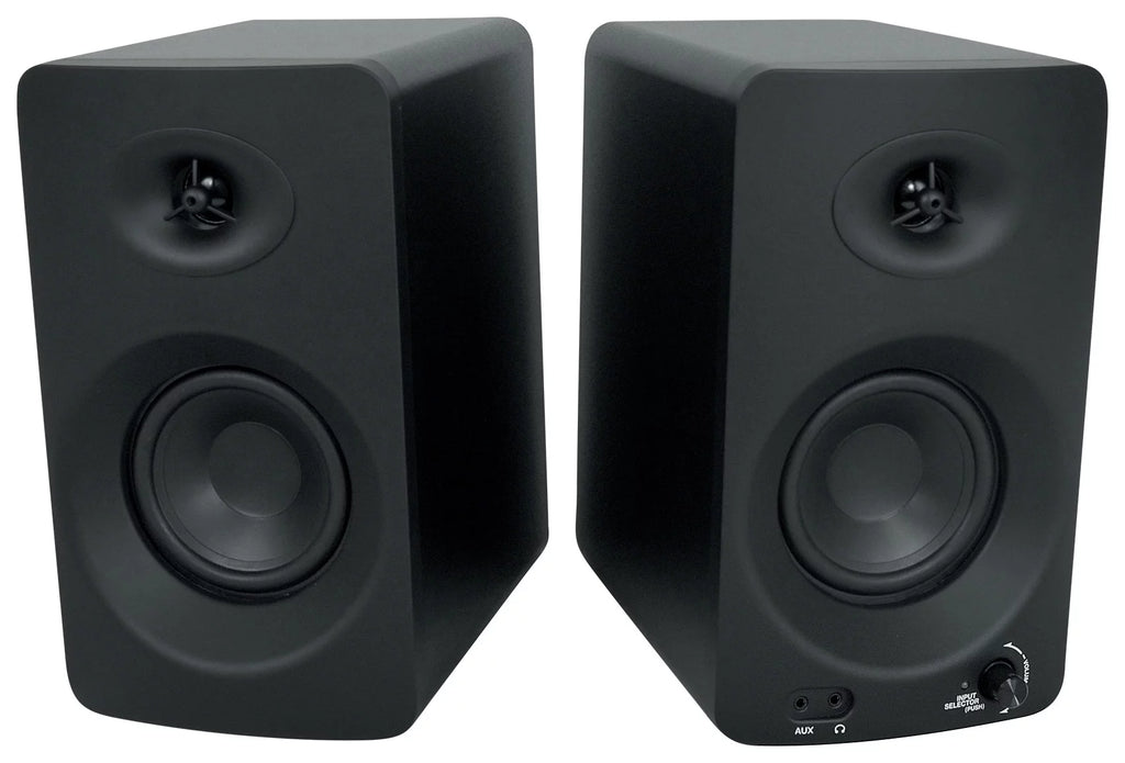 4" Pro Studio Monitor Speakers with Bluetooth and Optical Input R334
