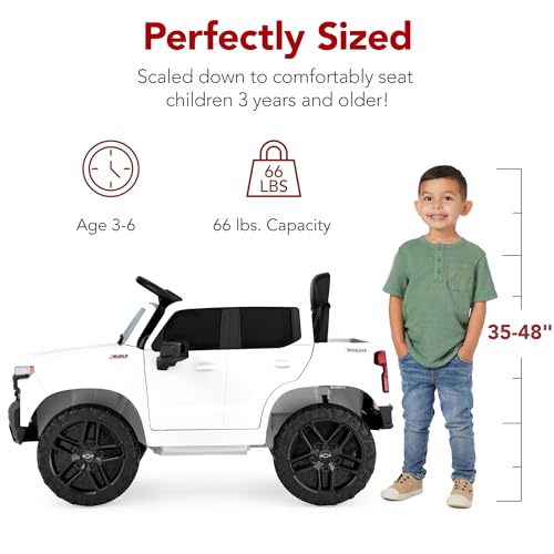12V Ride On Truck for Kids with Remote Control, Bluetooth, LED Lights U7979