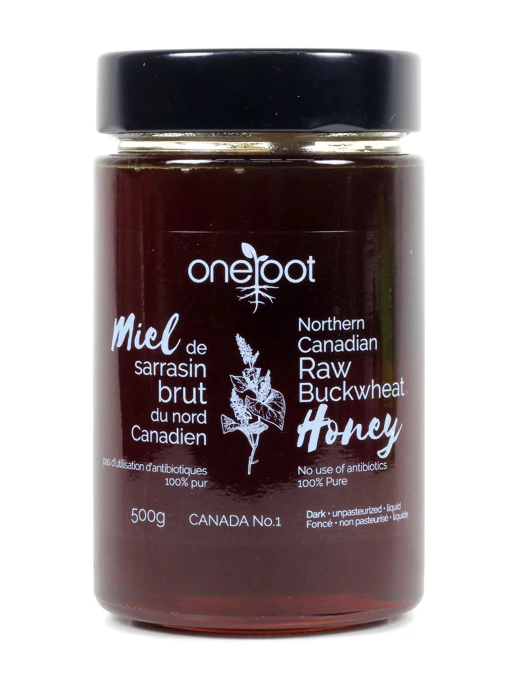 Raw Buckwheat Honey 3-Pack 500g Each L179