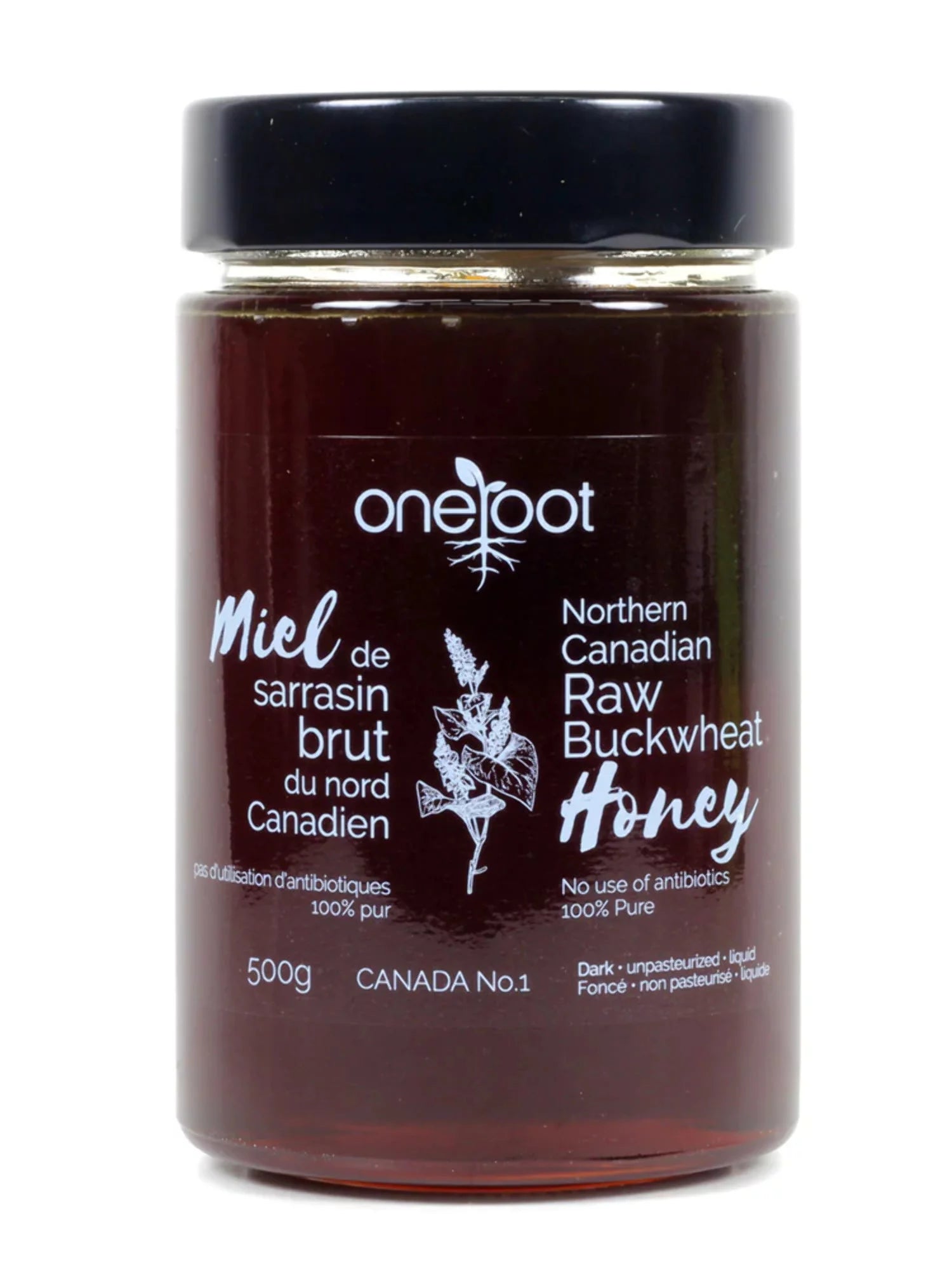 Raw Buckwheat Honey 3-Pack 500g Each L179