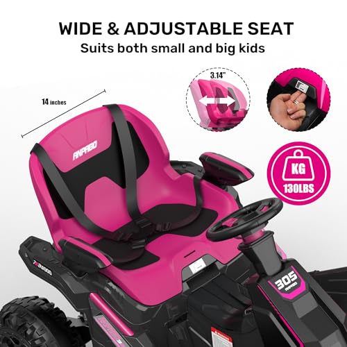 24V 4x4 Ride On Toy for Big Kids, 4x200W Motors, 5MPH, Parent Remote, Wide Seat, Green X884766