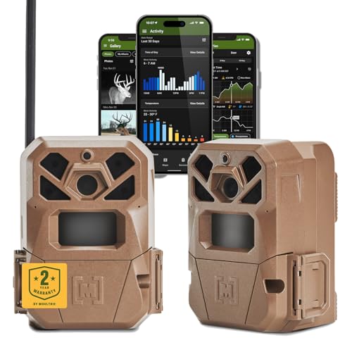 Cellular Trail Camera with 4G LTE Auto Connect, 36MP Photos and 1080P Video V5458