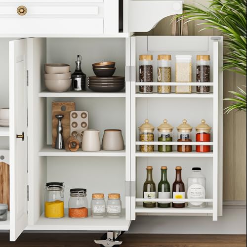 Movable Kitchen Island with Drop Leaf and Power Outlet Y932
