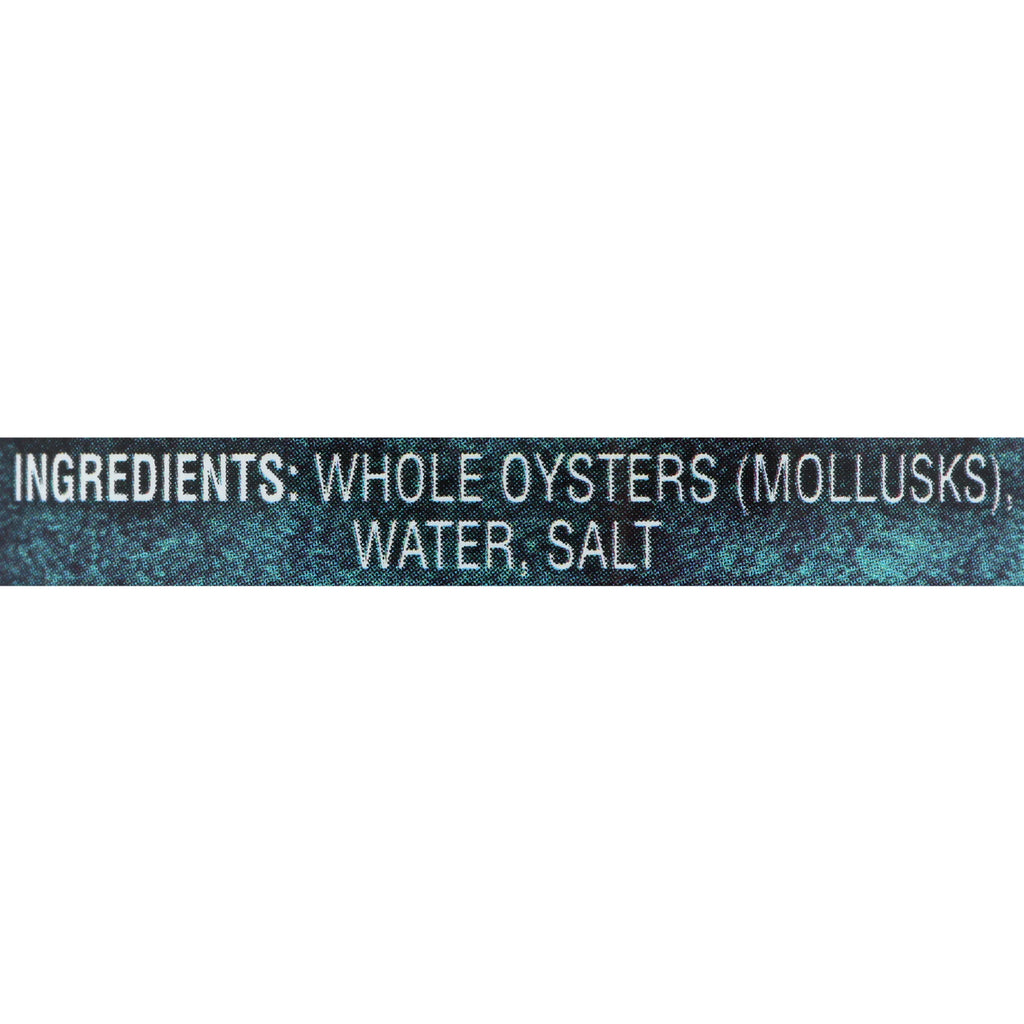 Whole Boiled Oysters T4434
