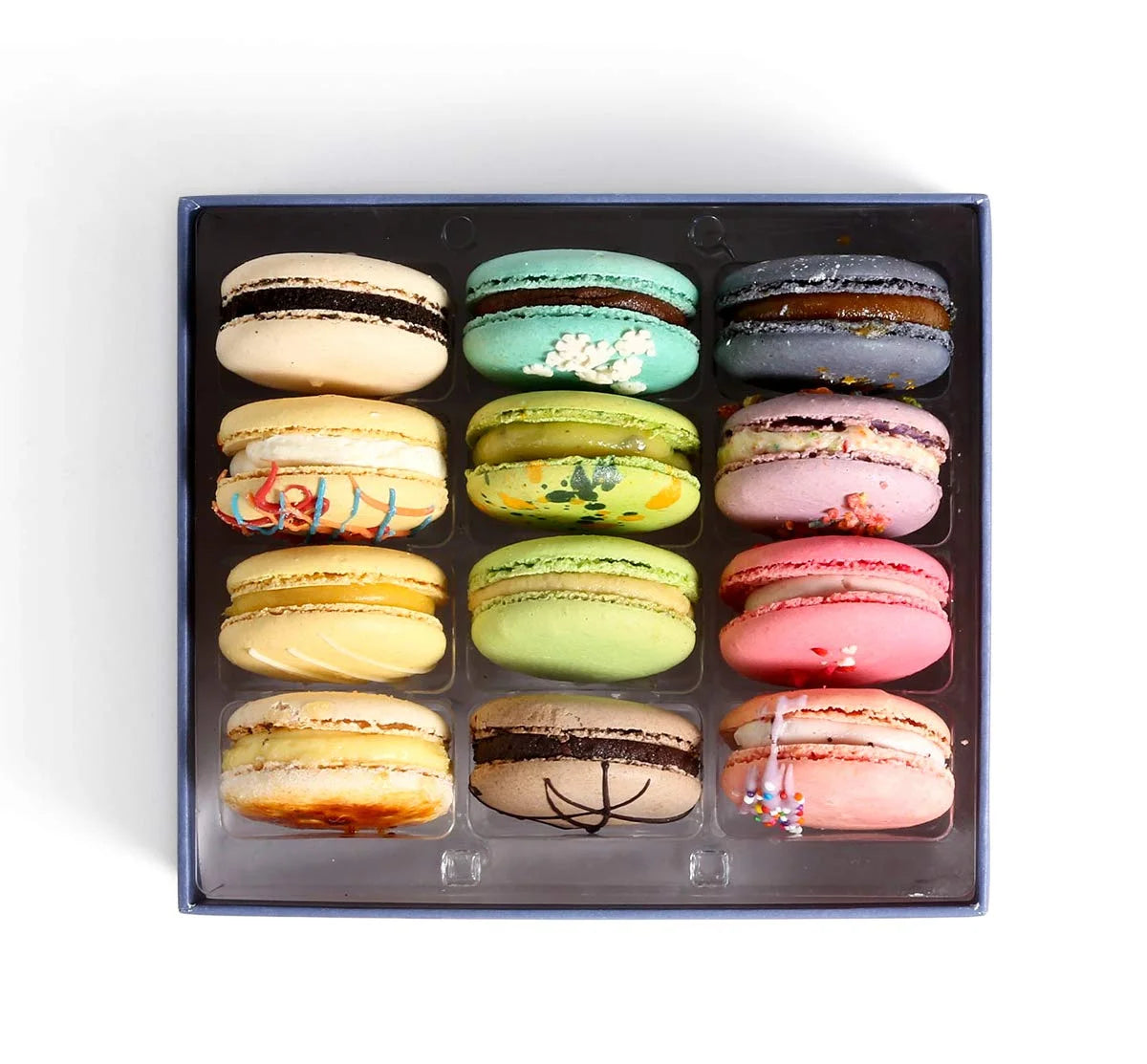 French Macarons Chocolate Gift Box 12-Piece C656041