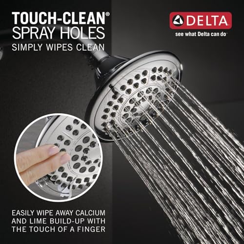 Single-Function Shower Faucet Set with 5-Spray Shower Head, Chrome Trim Kit C8987