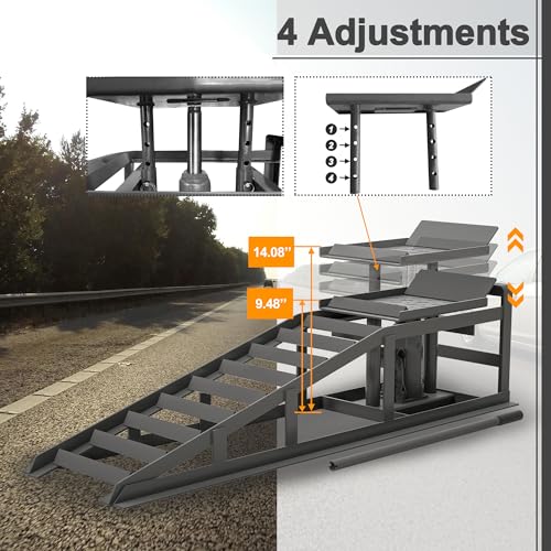 Hydraulic Car Ramps 5 Ton Capacity Low Profile Lift G135022