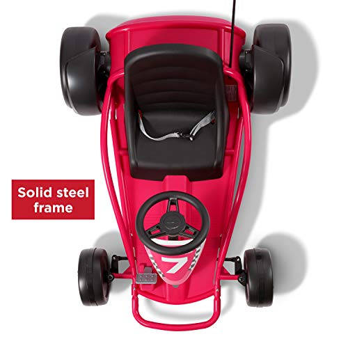 Kids Electric Go-Kart with Adjustable Seat, Grey X830256
