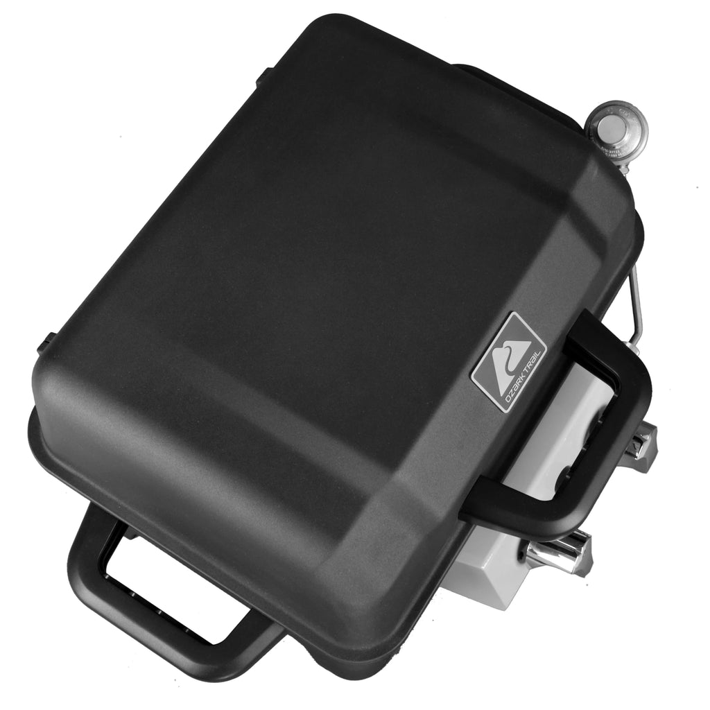2 Burner Portable Propane Gas Grill, Black W3840