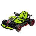 Electric Drift Kart for Kids with Adjustable Seat, LED Lights, 8.1 MPH W755255