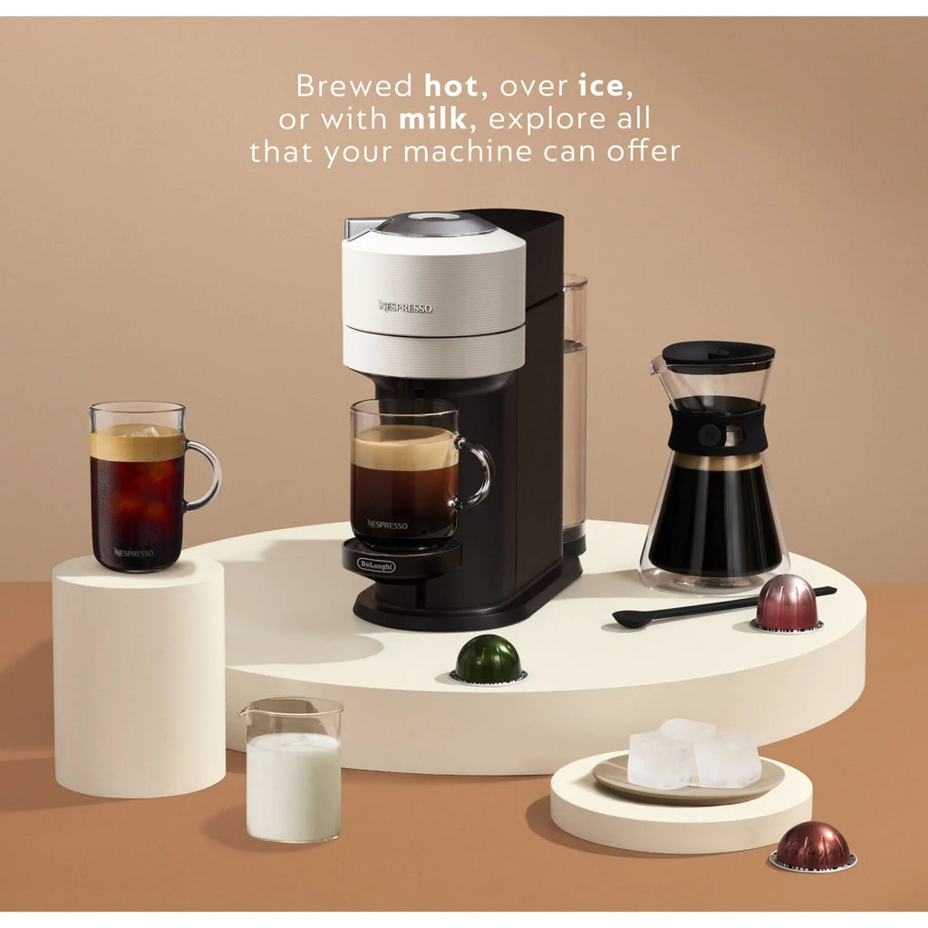 Coffee and Espresso Maker, White F327
