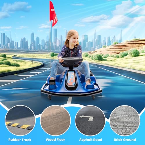 24V Electric Go Kart Drifting Car with 360° Rotation L71704