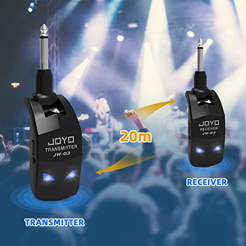 Wireless Guitar System 5.8GHz Transmitter Receiver with Charging Box A704