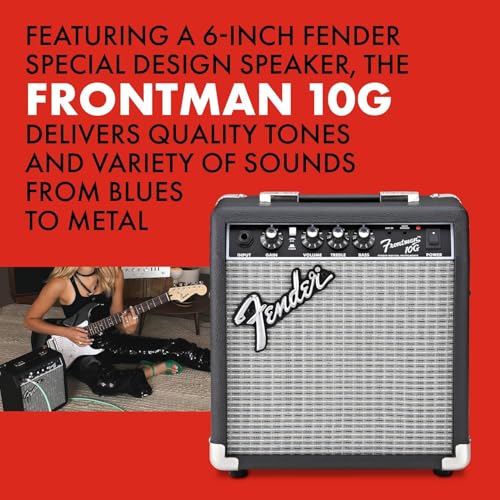 Electric Guitar Kit with Amp and Gig Bag, Black G547