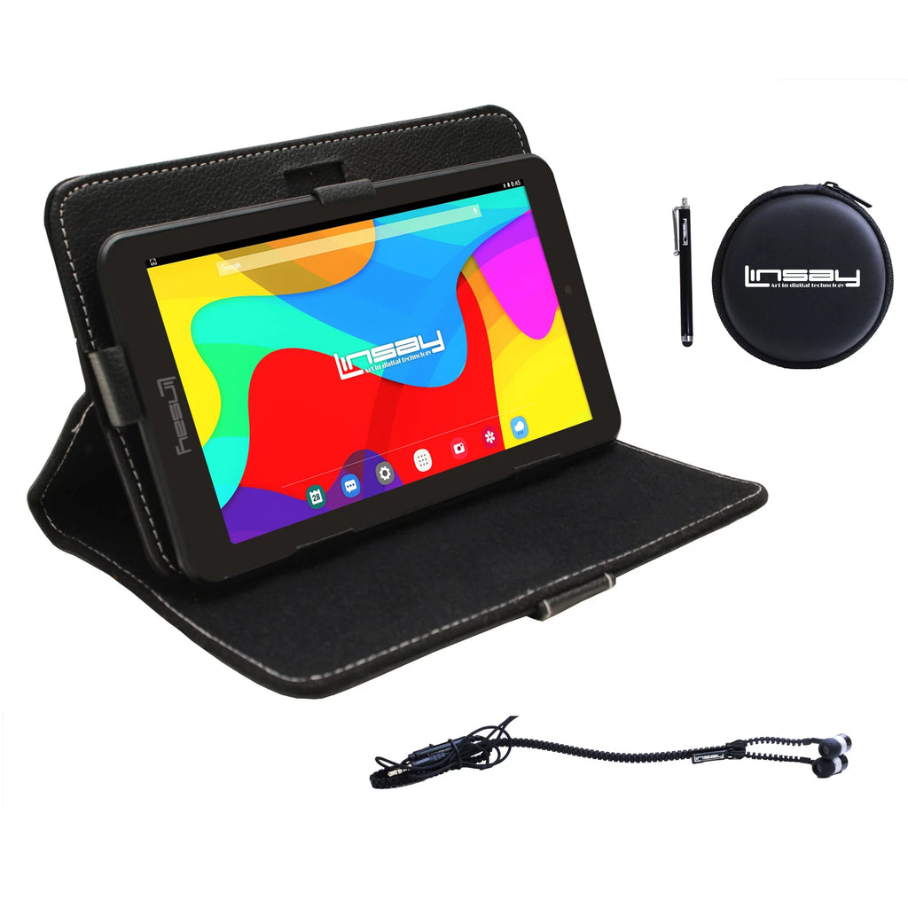 7" Android 12 Tablet with Case, Earphones and Stylus P350687