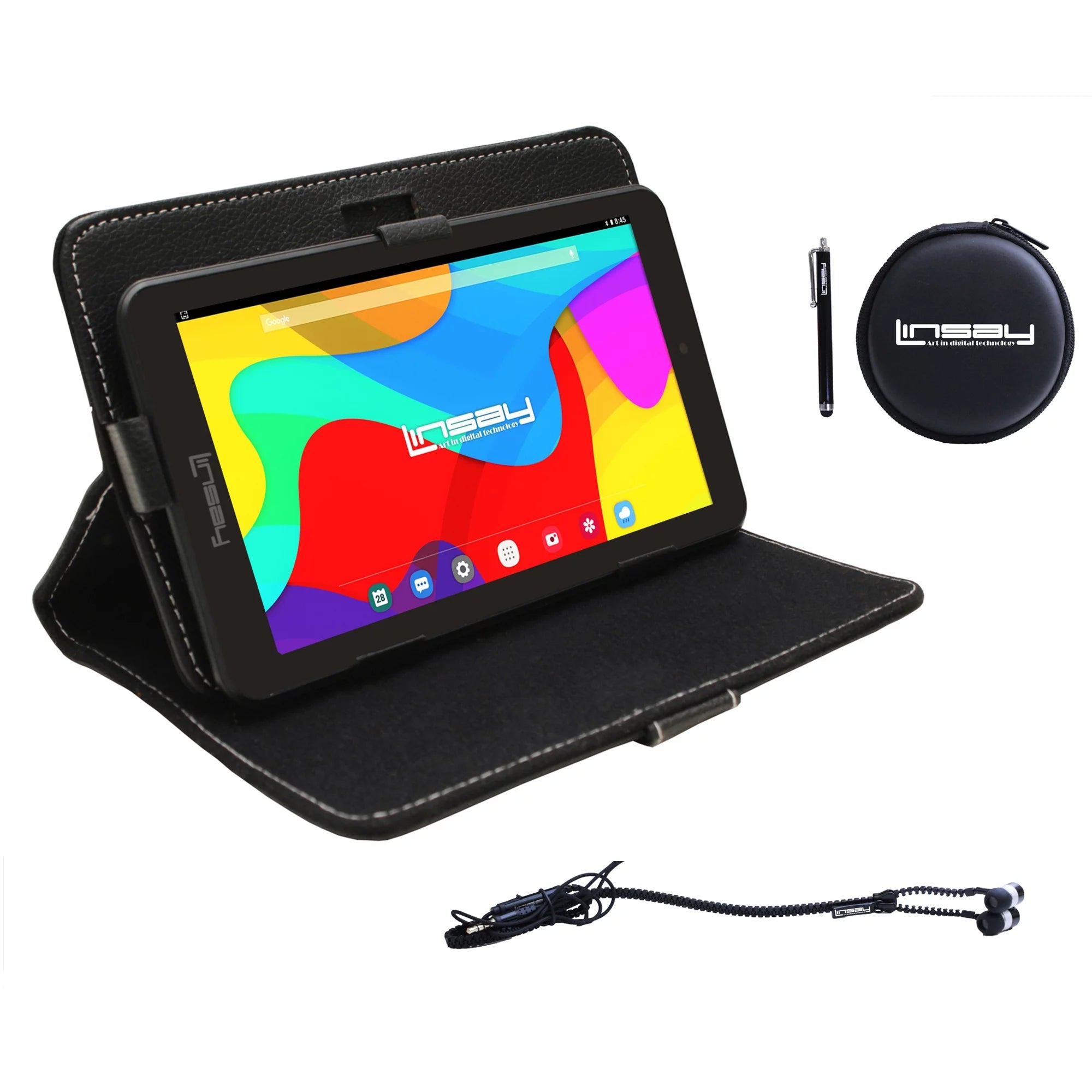 7" Android 12 Tablet with Case, Earphones and Stylus P350687