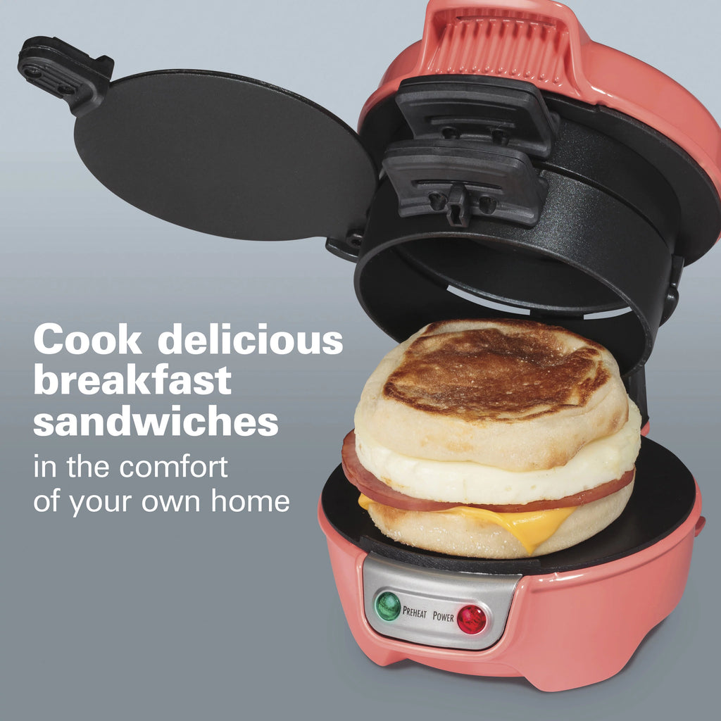 Breakfast Sandwich Maker with Egg Cooker Ring M89066