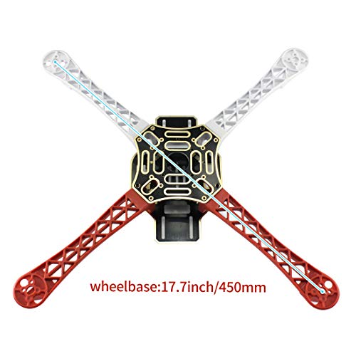 DIY 2.4G 8CH F450 RC Quadcopter 4-Axle Unassembly Kit Drone I410900
