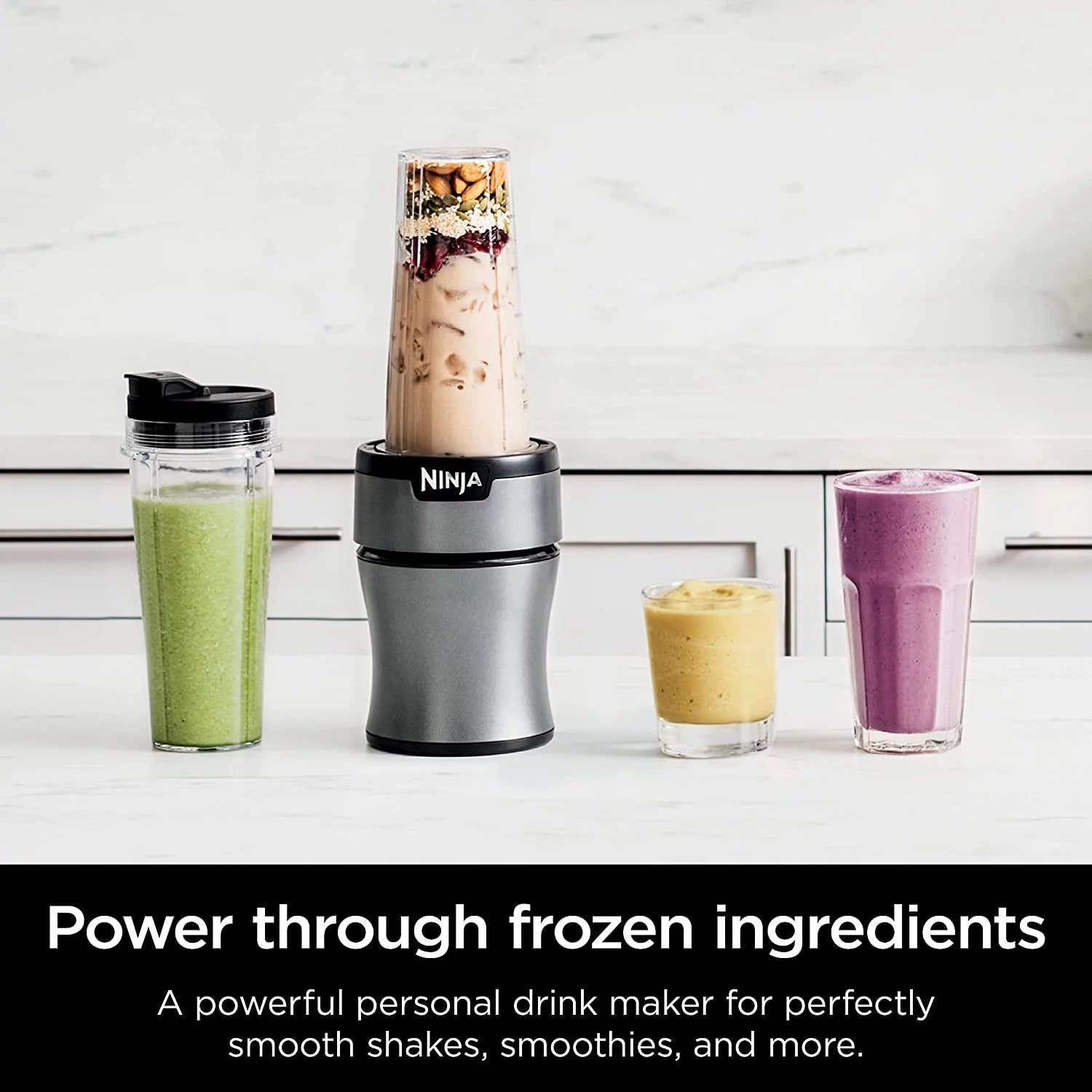 Compact Personal Blender, 900W Motor, Silver L666886