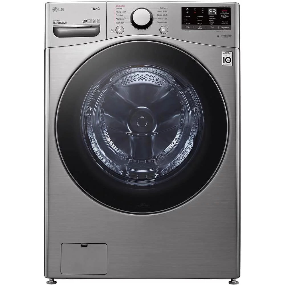 Lg Wm3600ha 27" Wide 4.5 Cu. Ft. Energy Star Rated Front Loading Washer - Graphite Steel