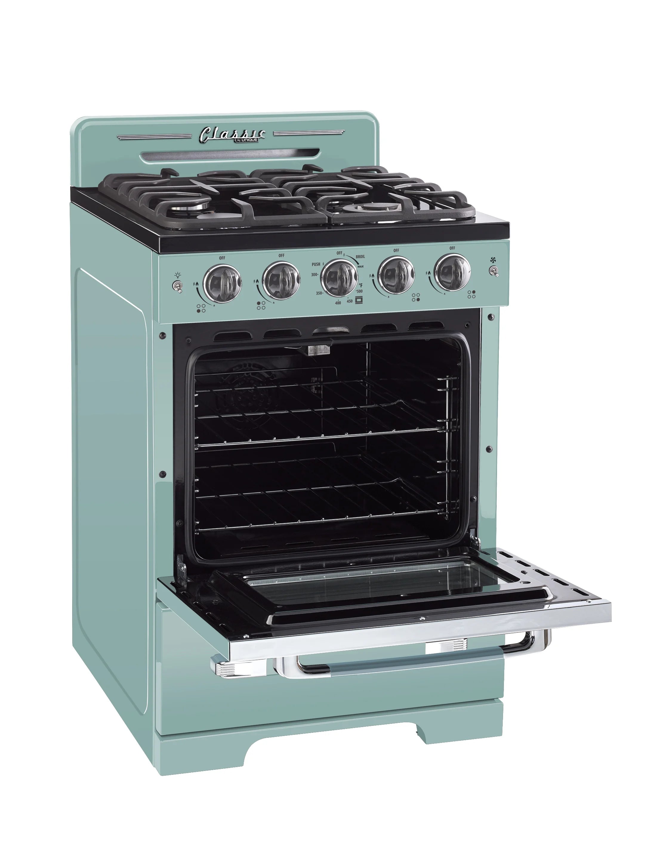 Retro 24" Freestanding Gas Range with Convection Oven J45081
