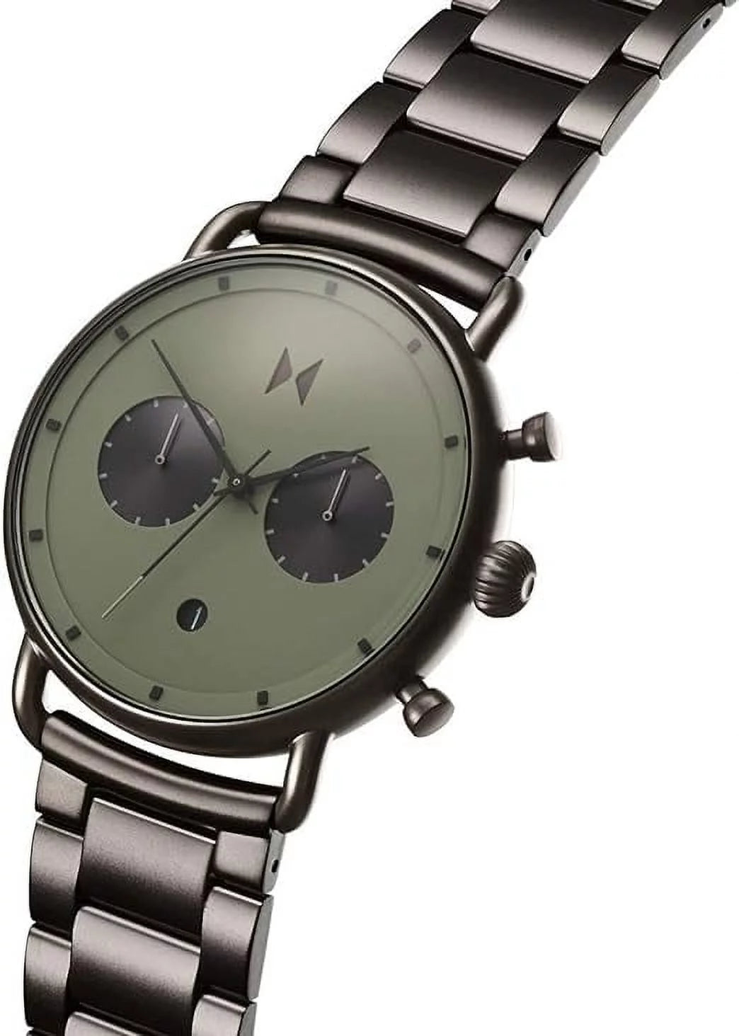 Men's Chronograph Watch with Gunmetal Stainless Steel Band E19364