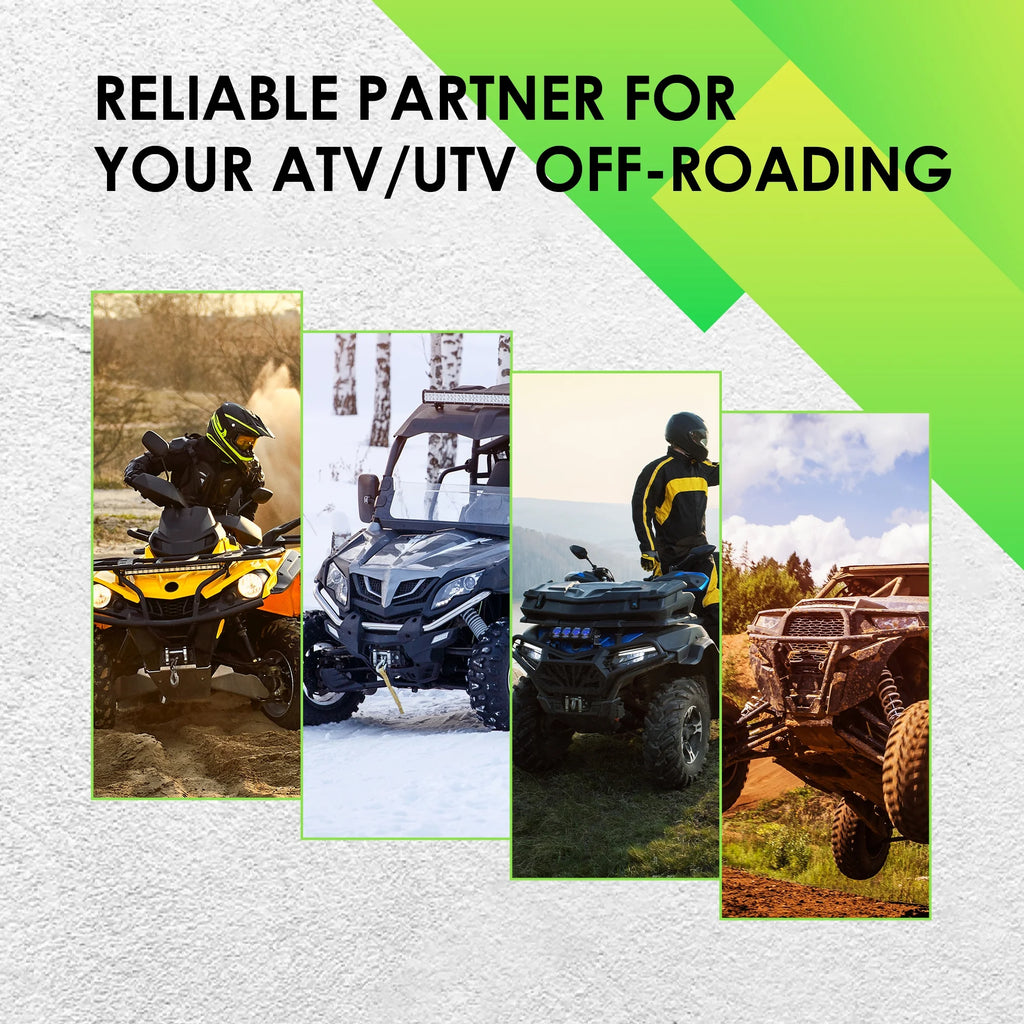5500 lb 12V DC Electric UTV Winch with 50ft Synthetic Rope G866