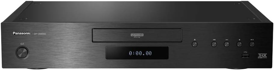 Panasonic DP-UB9000 4K Ultra HD Blu-Ray Player UHD Multi Region Blu-ray DVD, Region Free Player 110 Volts Bundle with Dynastar HDMI Cable