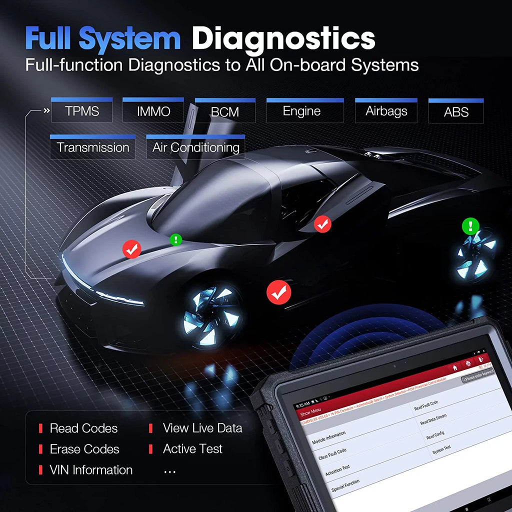 Car Diagnostic Scan Tool with ECU Online Coding J615