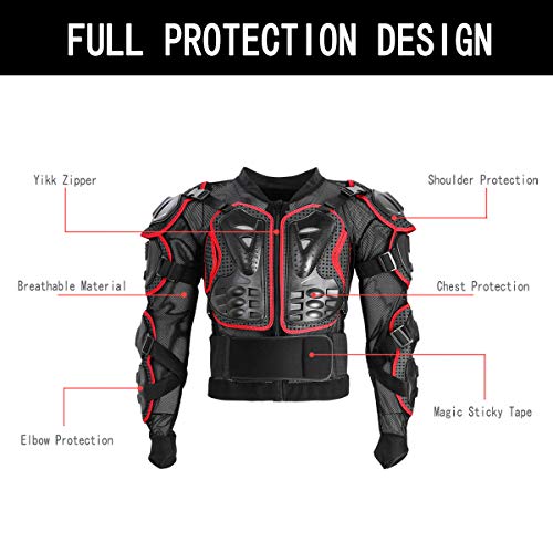 Motorcycle Protective Jacket Motocross Riding Armor X445179
